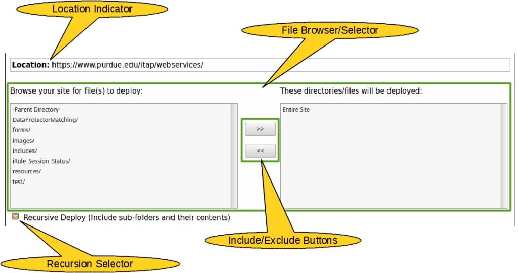 Deploy Tool Manual – Web Services