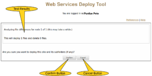 Deploy Test Restults Common Features